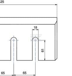 Cuchilla picadora 325x130x12