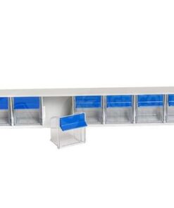 Sistema de almacenaje 9 piezas, 60 cm