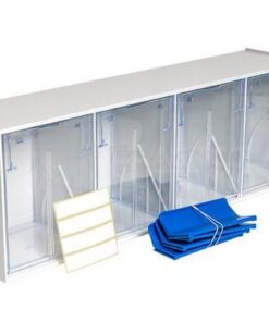 Sistema de almacenaje 4 piezas, 60 cm