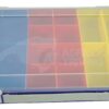 Caja de surtido con 14 compartimentos de polipropileno azul, 335 x 225 x 55 mm, Hünersdorff