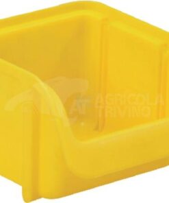 Caja almacenamiento apilable, polipropileno amarillo de 0,46 L, 100 x 115 x 75 mm, Linbin nº 1, Hünersdorff 4 Caja almacenamiento apilable, polipropileno amarillo de 0,46 L, 100 x 115 x 75 mm, Linbin nº 1, Hünersdorff