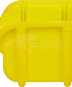 Caja almacenamiento apilable, polipropileno amarillo de 0,46 L, 100 x 115 x 75 mm, Linbin nº 1, Hünersdorff 5 Caja almacenamiento apilable, polipropileno amarillo de 0,46 L, 100 x 115 x 75 mm, Linbin nº 1, Hünersdorff