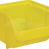 Caja almacenamiento apilable, polipropileno amarillo de 0,46 L, 100 x 115 x 75 mm, Linbin nº 1, Hünersdorff
