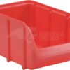 Caja almacenamiento apilable, polipropileno rojo de 3 L, 145 x 240 x 125 mm, Linbin nº 3, Hünersdorff 3 Caja almacenamiento apilable, polipropileno rojo de 3 L, 145 x 240 x 125 mm, Linbin nº 3, Hünersdorff