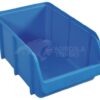 Caja almacenamiento apilable, polipropileno azul de 7 L, 205 x 335 x 155 mm, Linbin nº 4, Hünersdorff