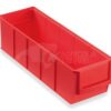 Contenedor polipropileno rojo 1,6 L, 300 x 91 x 81 mm de Hünersdorff