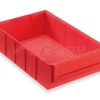 Contenedor polipropileno rojo 3,4 L, 300 x 183 x 81 mm de Hünersdorff