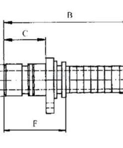 Tapón DN10-Ø13mm-WEO 3/8"