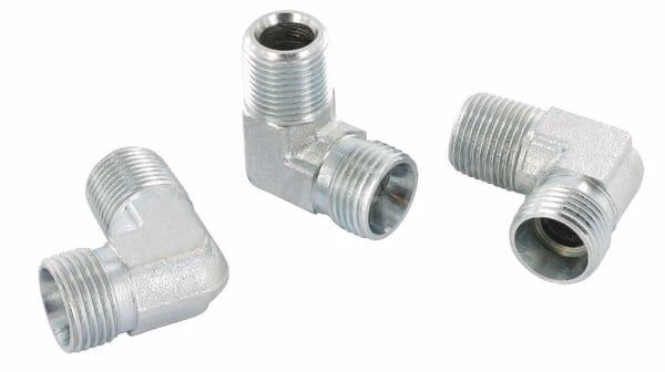 Racor acodado macho 10L x 3/8"TP 1 Racor acodado macho 10L x 3/8"TP