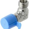 Espárrago macho codo 10L x 1/4" BSPT acero inox.