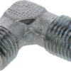 Racor acodado macho 8L x 1/4" TP