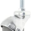 Rueda industrial giratoria en goma: Ø40 x 35 mm, eje roscado de acero, Capacidad: 35 kg, Ro-Carr