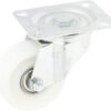 Rueda industrial giratoria en poliamida: Ø80 x 30 mm, placa soporte: 100 x 80 mm. Capacidad: 90 kg, Ro-Carr