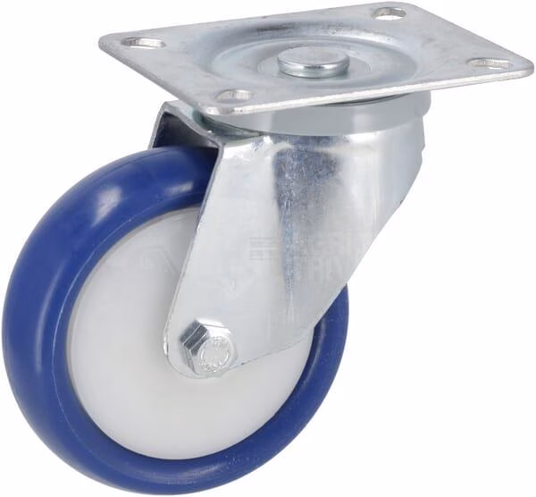 Rueda industrial giratoria Ø100 mm 1 Rueda industrial giratoria Ø100 mm