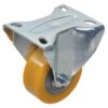 Rueda industrial fija en poliuretano: Ø80 x 30 mm, placa de soporte: 85 x 100 mm. Capacidad: 160 kg, Ro-Carr 4 Rueda industrial fija en poliuretano: Ø80 x 30 mm, placa de soporte: 85 x 100 mm. Capacidad: 160 kg, Ro-Carr