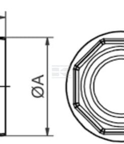 Tapón de rueda roscado M 92 x 2
