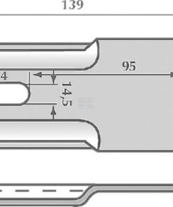 Rascador 80x139mm Breviglieri