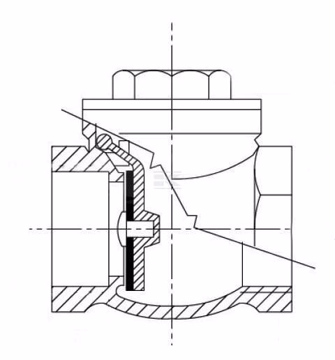 Válvula retención hor. 1" 3 Válvula retención hor. 1"