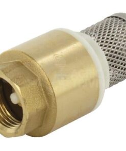 Alcachof suc+válv 1/2" ac inox