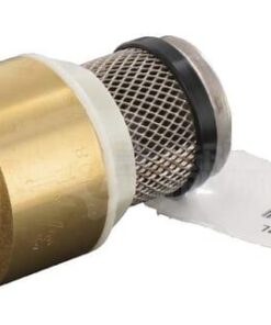 Alcachofa succión con válvula de pedal 3/4" acero inoxidable
