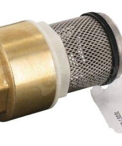 Alcachofa succión con válvula de pedal 1" acero inoxidable