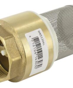 Alcachofa succión con válvula de pedal 2" acero inoxidable