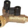 Válvula distribución de 3 vías, rosca hembra 3/4"
