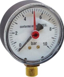 Manómetro 1/4" 0-10 bar