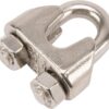 Grapa para cable de acero 8 mm inoxidable