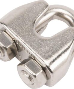 Grapa para cable de acero inoxidable A4 10 mm