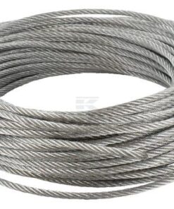 Cable de acero galv. 4 mm, 30 m