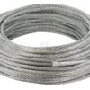 Cable de acero galv. 5 mm, 30 m