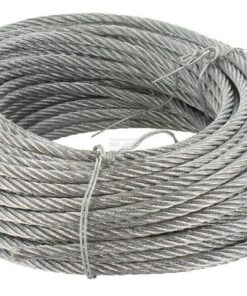 Cable de acero galv. 6 mm, 30 m