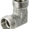 Codo 10S acero inox.