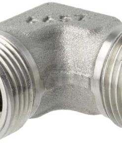 Codo 15L acero inox.