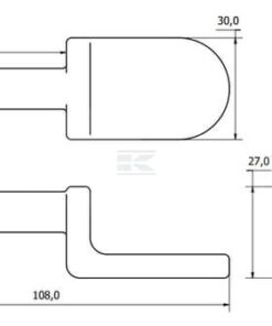Pasador soldadura 63x12,5 mm