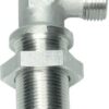 Codo pasamuros 12L acero inox.
