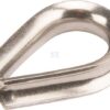 Guardacabos 5 mm, acero inox. A4