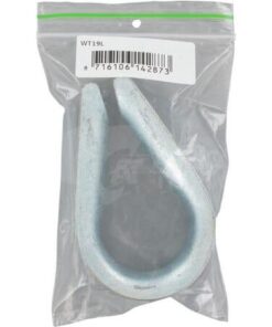 Guardacabos galvanizado 19 mm