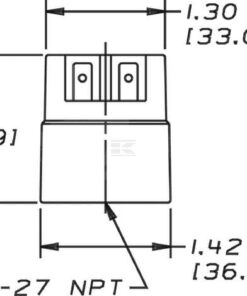 Indicador eléctrico 1/8 50 mb