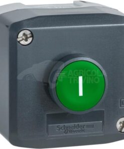 Caja para pulsador, verde, I
