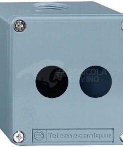Push button box, metal 2 hole