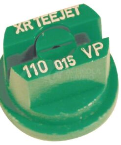 Tobera estándar, doble, chorro plano XR 110° 015 verde plástico TeeJet