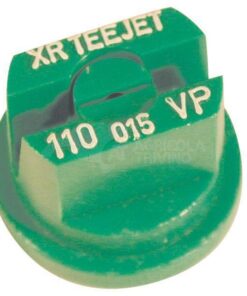 Tobera estándar, doble, chorro plano XR 110° 015 verde plástico TeeJet