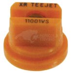 Tobera estándar, doble, chorro plano XR 110° 01 naranja acero inoxidable TeeJet