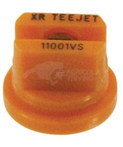 Tobera estándar, doble, chorro plano XR 110° 01 naranja acero inoxidable TeeJet