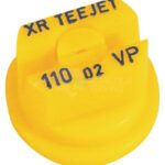 Tobera estándar, doble, chorro plano XR 110° 02 amarillo plástico TeeJet
