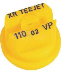 Tobera estándar, doble, chorro plano XR 110° 02 amarillo plástico TeeJet