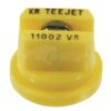 Tobera estándar, doble, chorro plano XR 110° 02 amarillo acero inoxidable TeeJet 3 Tobera estándar, doble, chorro plano XR 110° 02 amarillo acero inoxidable TeeJet