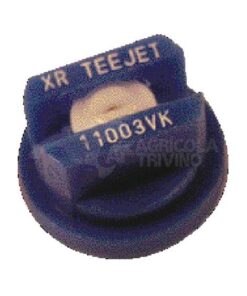 Tobera estándar, doble, chorro plano XR 110° 03 azul cerámica TeeJet
